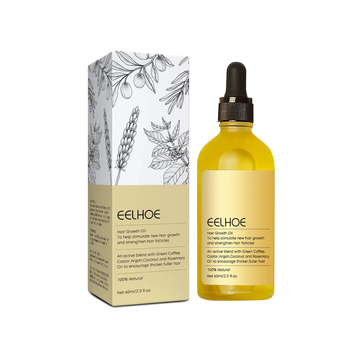 Aceite 100% Vegano de Romero Crecimiento de Cabello en 15 Dias + Envio Gratis